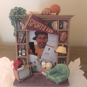 Hand Painted Sports Fan Picture Frame